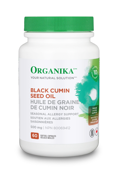 Organika Black Cumin Seed Oil 500 mg, 60 softgels
