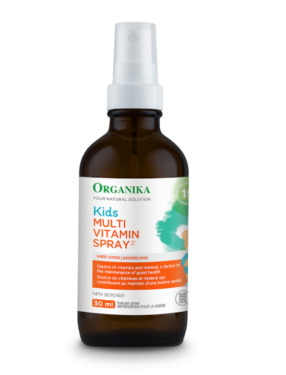 Organika Kids Multivitamin Liquid Spray, 30ml