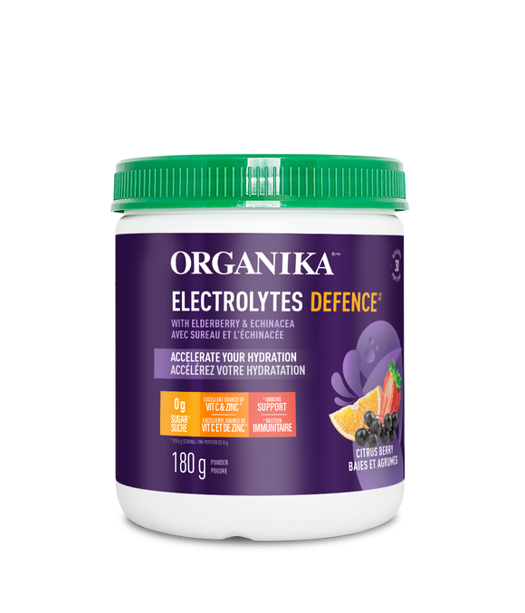 Organika 增強抵抗力電解質粉（ 含接骨木漿果和紫錐菊），180g