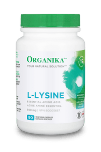 Organika L-赖氨酸 500 毫克，90 粒素食胶囊