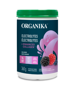 Organika 电解质+强效胶原蛋白 -野莓口味，360 克