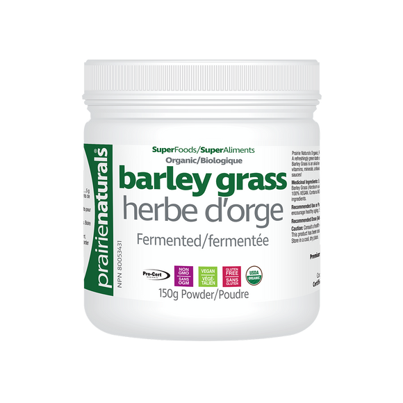 Prairie Naturals Barley Grass 150g powder