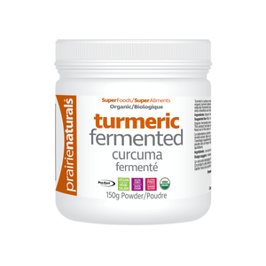 Prairie Naturals Fermented Organic Turmeric Powder, 150g