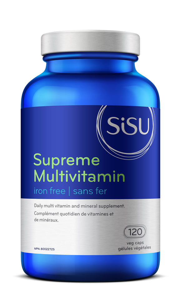 SISU Supreme Multivitamin Iron Free 120 vegetable caps