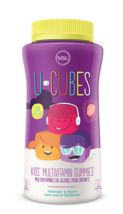 SISU U-Cubes 儿童综合维他命软糖， 120粒