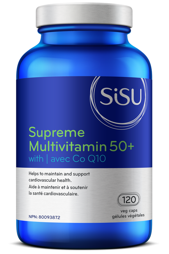 SISU 50+綜合維生素和礦物質, 60 粒素食膠囊