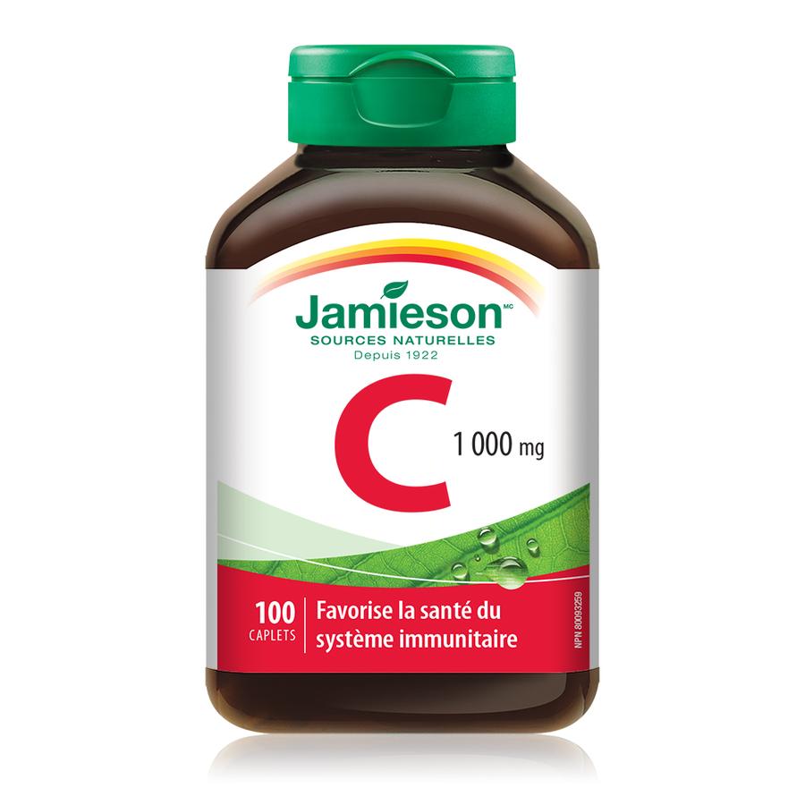 健美生 Jamieson Vitamin C,  1000 mg, 100 tablets French