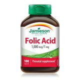 Jamieson Folic Acid 1,000 mg 100 tabs