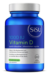
SISU 维生素D 1000 IU 400片（无味）