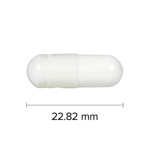 Webber Naturals No Flush Niacin Vitamin B3 500 mg 90 capsule size 22.82 mm