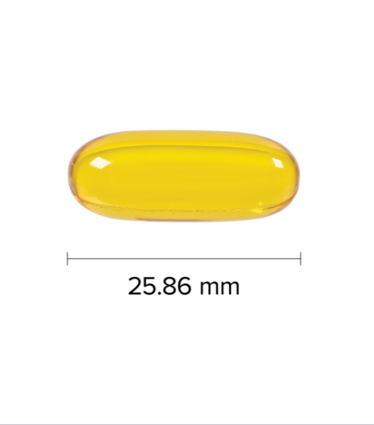 Webber Naturals Omega 3-6-9 1200 mg No Fishy Aftertaste Fish Flax & Borage 25.86 mm in length