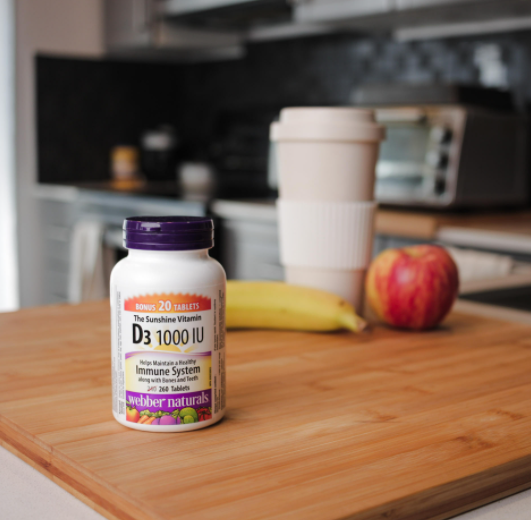 Webber Naturals D3 1000 IU，260 片，加量超值装