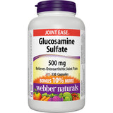 Webber Naturals Glucosamine  Sulfate 500mg, 330 Caps Bonus
