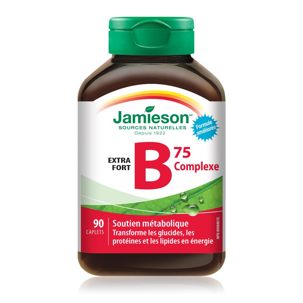 健美生 Jamieson Extra Strength B Complex 75 mg 90 caplets french