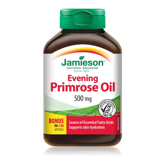 健美生 Jamieson Evening Primrose Oil, 90+90 BONUS softgels