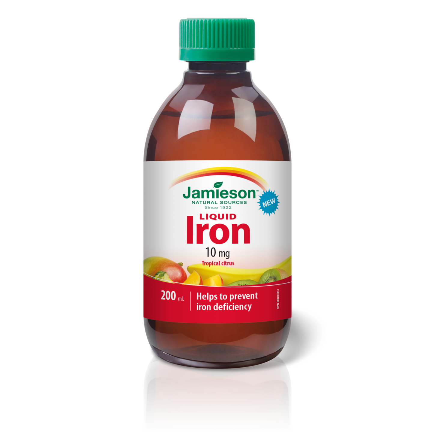 Jamieson Iron Liquid 10mg Tropical Citrus, 200ml