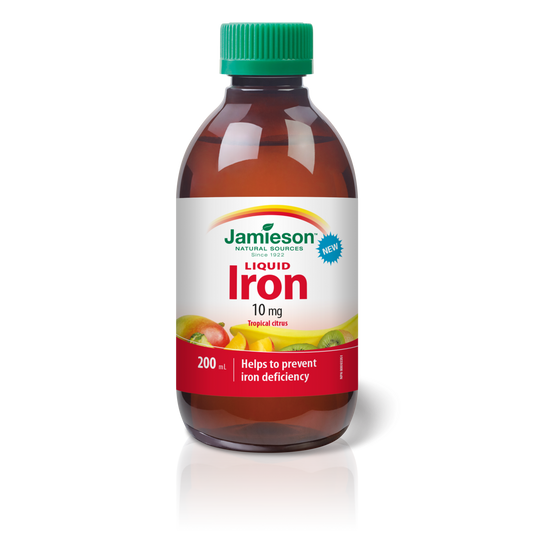 Jamieson Iron Liquid 10mg Tropical Citrus, 200ml
