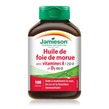 Jamieson鳕魚肝油含維生素 A + D3, 100軟膠囊