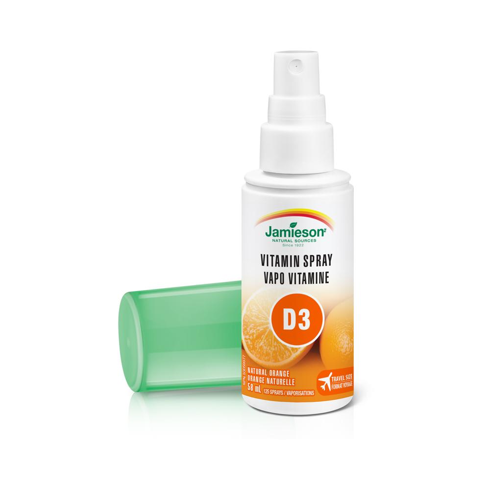 健美生 Jamieson Vitamin D 1,000IU Spray Natural Orange, 58ml 
