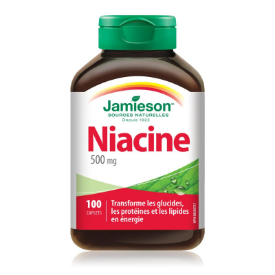 Jamieson Niacine 500 mg 100 caplets 