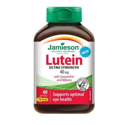 Jamieson Lutein 40mg Ultra Strength 60 softgels 健美生