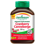 Jamieson Organic Cranberry, 500 mg, 240 Vcapsules