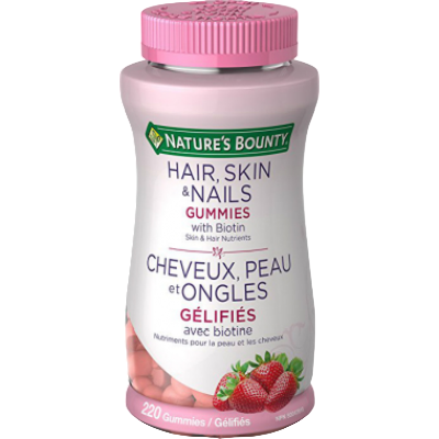 Nature's Bounty  Hair, Skin and Nails Gummies with Biotin, 220 gummies