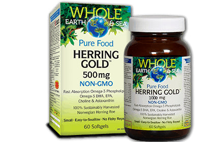NF Whole Earth and sea Herring Gold Omega-3 ,1000 mg (60 softgels)