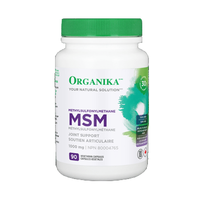  优格康 Organika MSM (Methyl-Sulfonyl-Methane), 1000 mg, 90 capsules