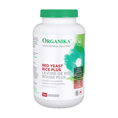 Organika Red Yeast Rice Plus, 180 vcaps