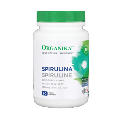 Organika Spirulina 1000mg, 90 tablets