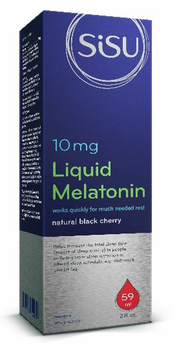 SISU Melatonin Liquid 10 mg Black Cherry Flavour