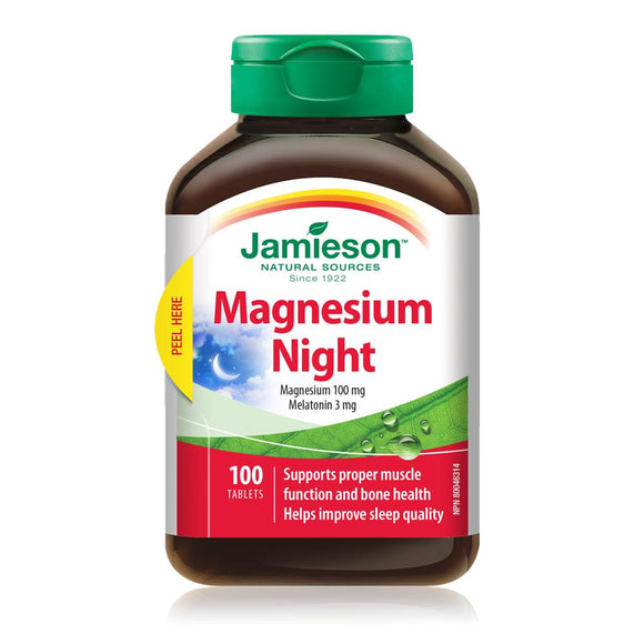 Jamieson Magnesium Night 100 tablets