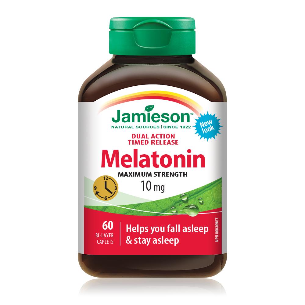 Jamieson Time Release Melatonin 10 mg 60 tablets